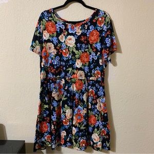 Forever 21 Floral Plus Size Dress XXL 2X 3X